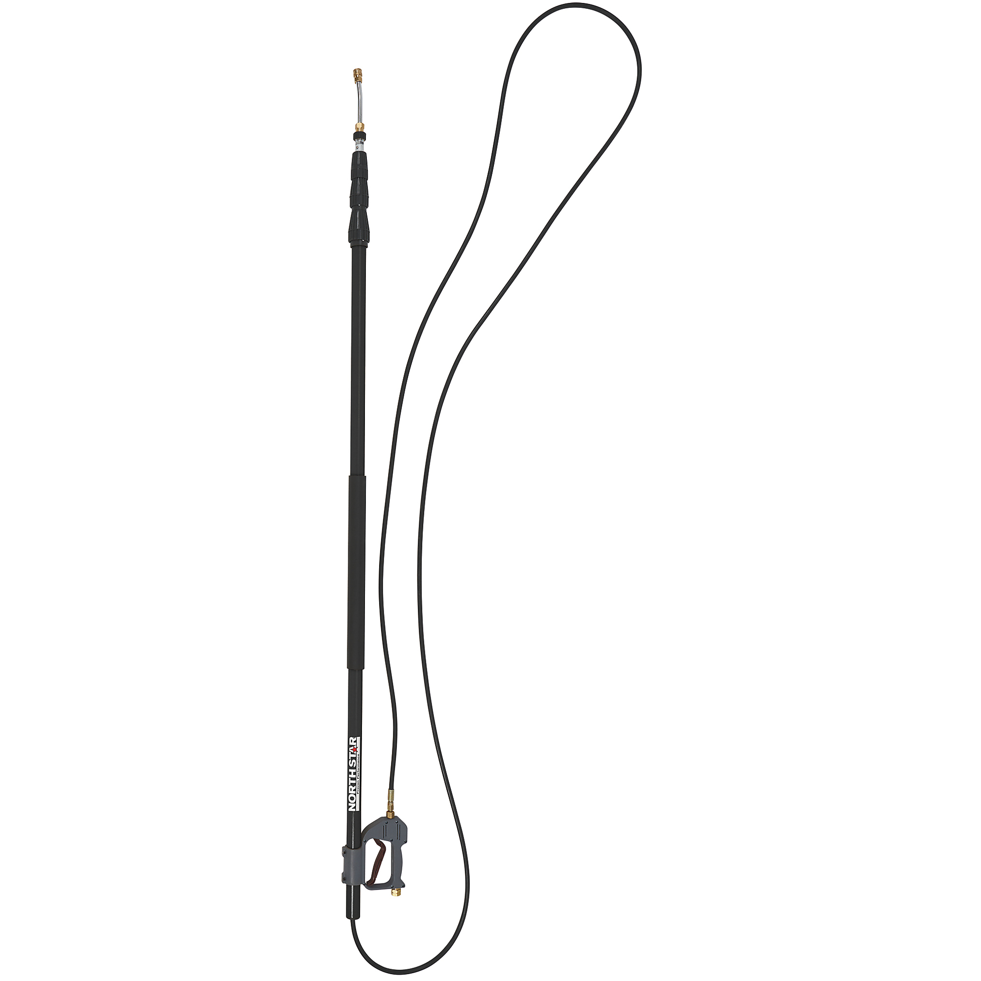 NorthStar Telescoping Pressure Washer Wand, 4000 PSI, 10.5 GPM, 6ft.–24ft.L, Fiberglass/Aluminum